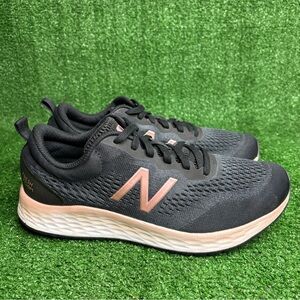 New Balance Fresh Foam Arishi v3 Black Peach Soda Metallic Womens Size 10
